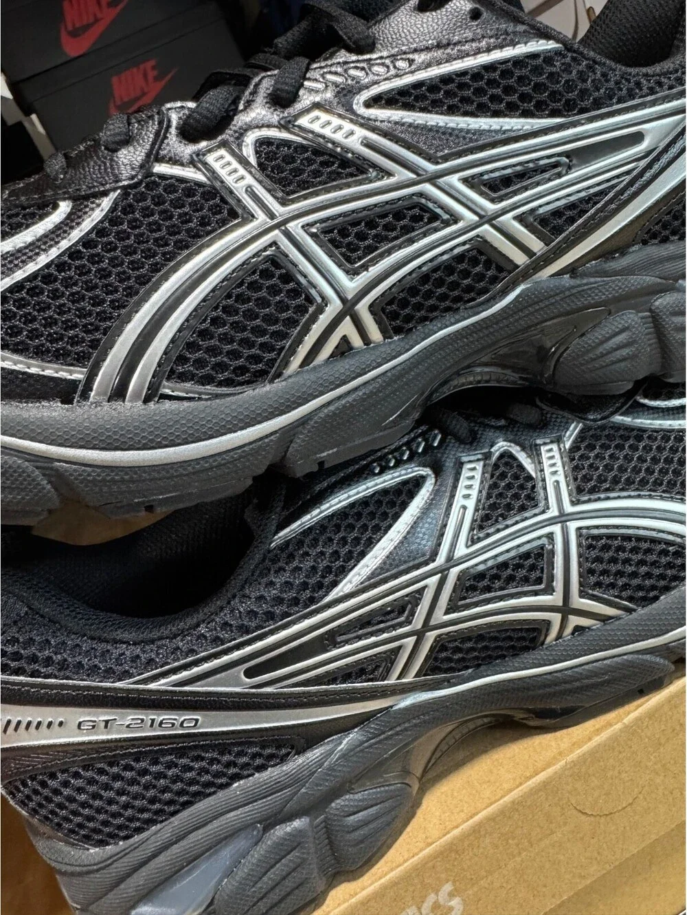 ASICS GT 2160 'Black Pure Silver' 1203A275-001 MENS SIZE 10.5